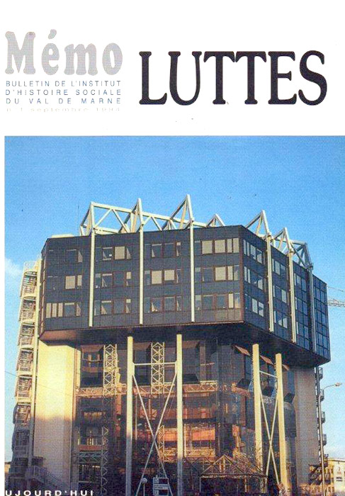 Le numéro 1 de Mémo Luttes, septembre 1994